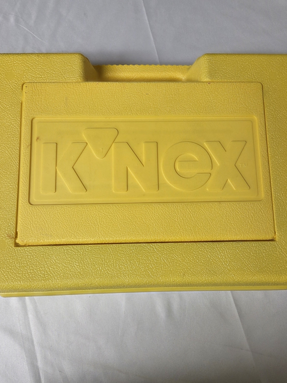 K’nex Basic Set Vintage 1992 Yellow Case Used